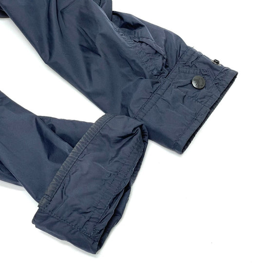 MONCLER Nylon jacket 4114505 Nylon Navy Logo patch LEVENS Levans mens 1 Used Authentic
