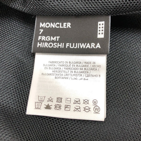 MONCLER Jacket polyester white Long sleeve 7 Moncler Front Hiroshi Fujiwara Collection Off-White Logo mens XS Used Authentic