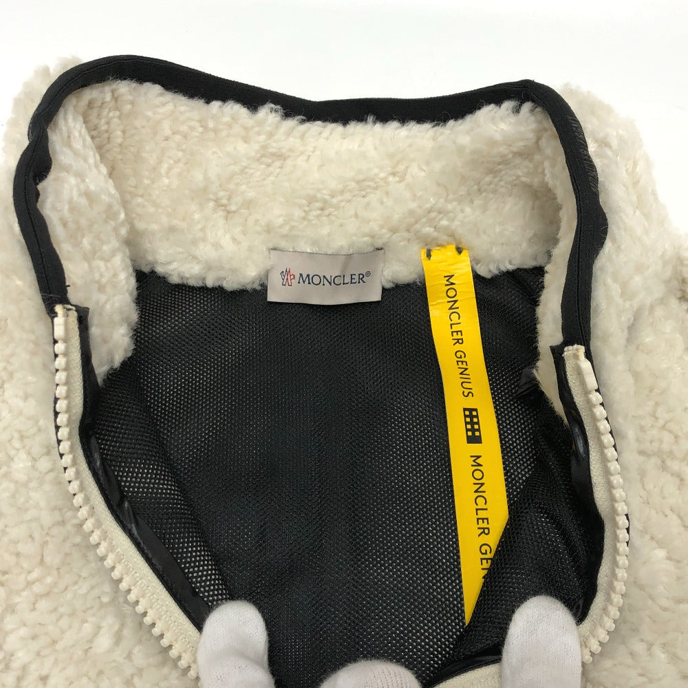 MONCLER Jacket polyester white Long sleeve 7 Moncler Front Hiroshi Fujiwara Collection Off-White Logo mens XS Used Authentic