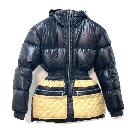 MONCLER Down jacket G20941A00001M1229 Nylon Black (Bicolor) outer PATRICIA Patricia Women Zero size Used Authentic