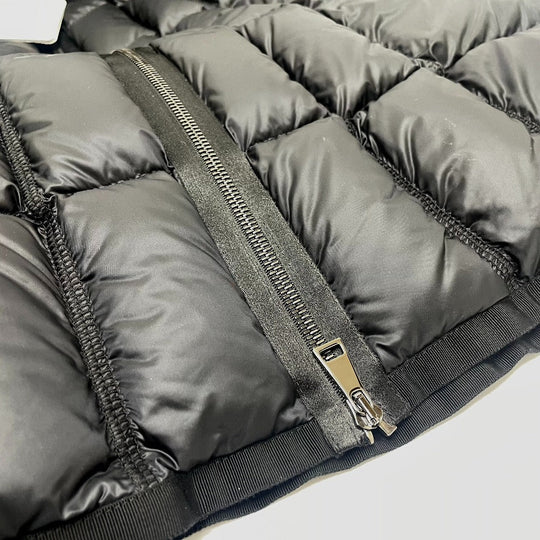MONCLER down coat Down, Nylon black BELLEVALIA Women Used Authentic