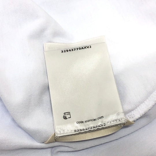 MONCLER Short sleeve T-shirt J2 8C00024 cotton white logo XXXL
