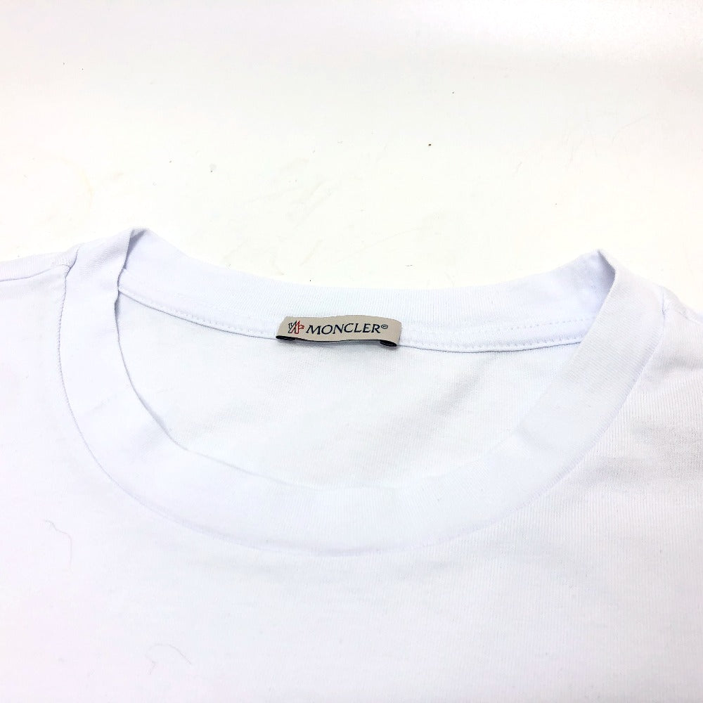 MONCLER Short sleeve T-shirt J2 8C00024 cotton white logo XXXL