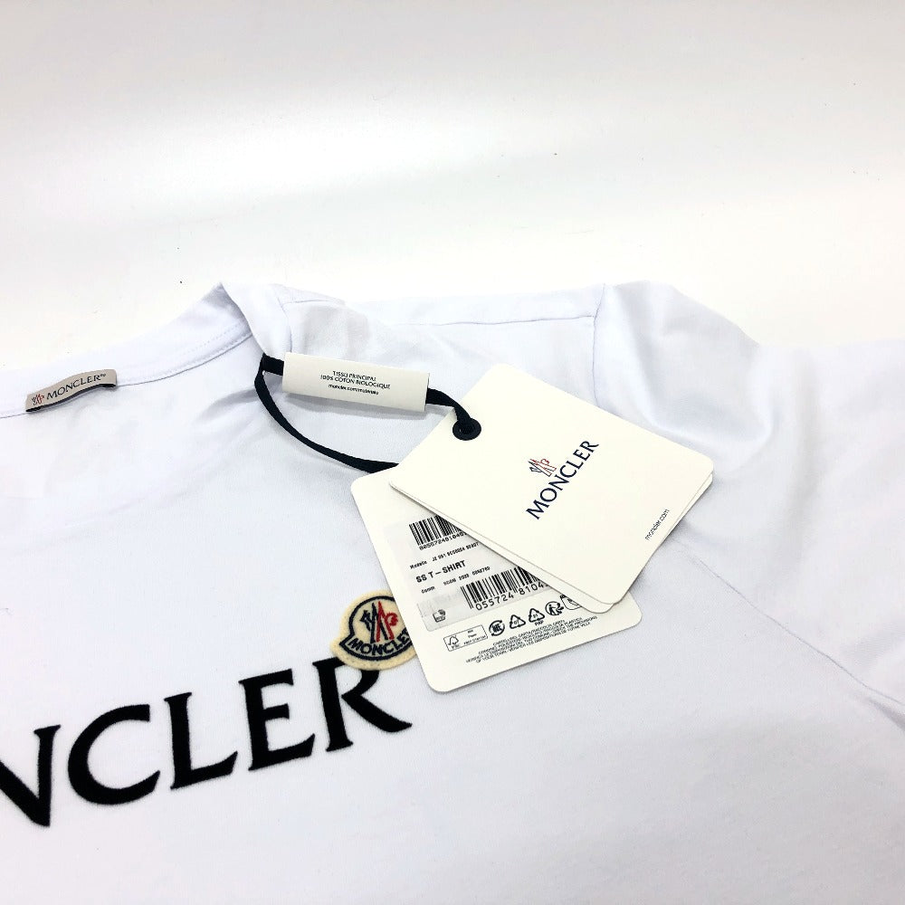 MONCLER Short sleeve T-shirt J2 8C00024 cotton white logo XXXL