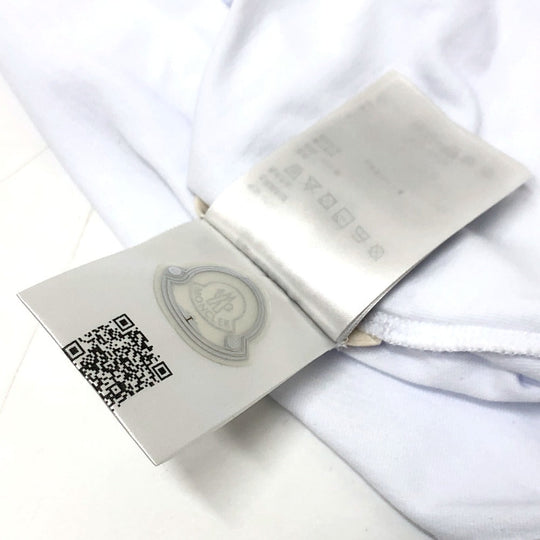 MONCLER Short sleeve T-shirt J2 8C00024 cotton white logo XXXL
