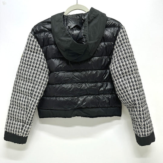 MONCLER Down jacket Tweed, Nylon white Down outer REMONAY zero