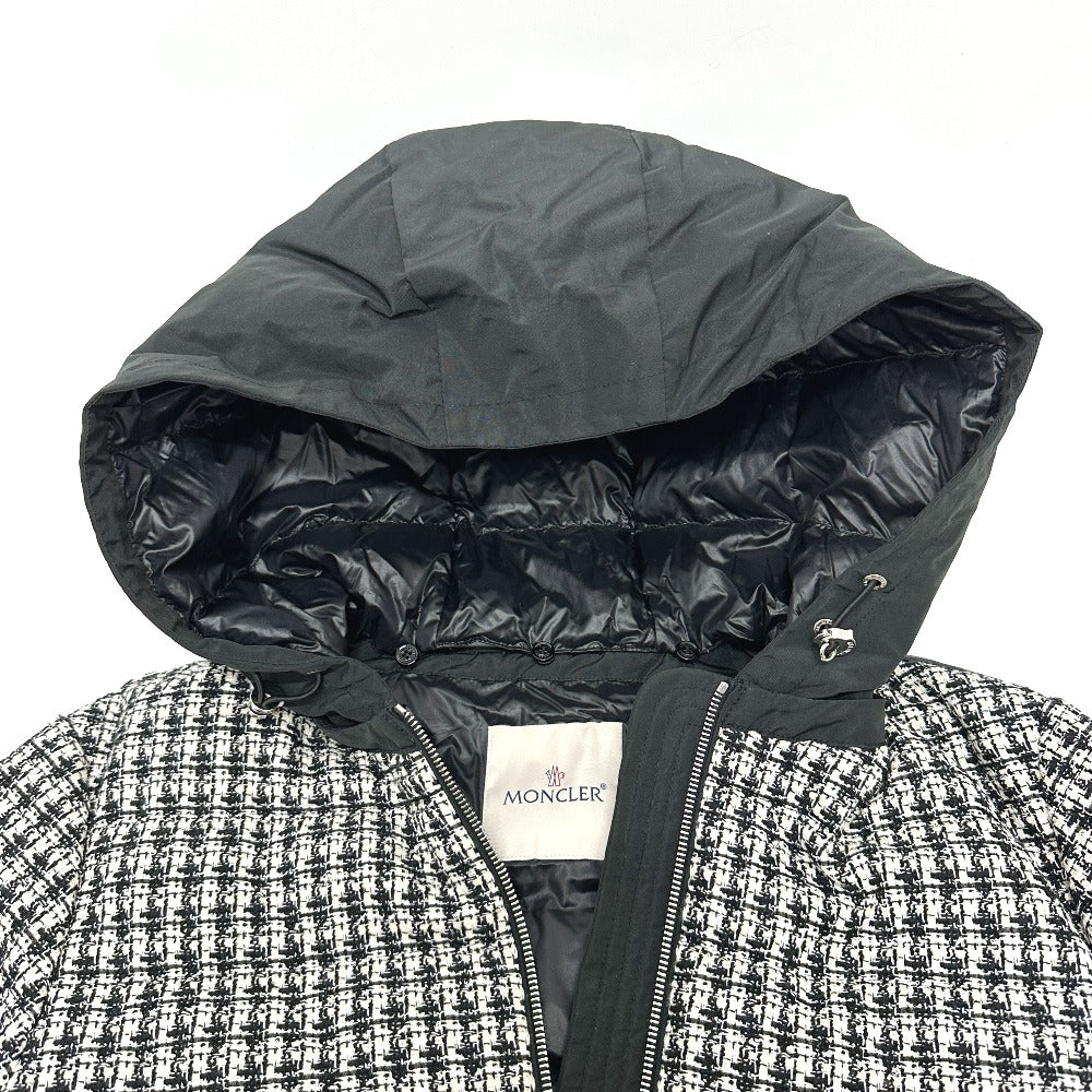 MONCLER Down jacket Tweed, Nylon white Down outer REMONAY zero