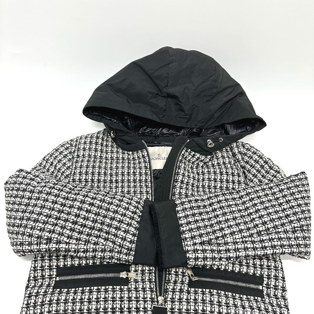 MONCLER Down jacket Tweed, Nylon white Down outer REMONAY zero