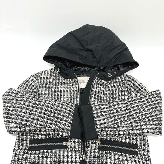 MONCLER Down jacket Tweed, Nylon white Down outer REMONAY zero