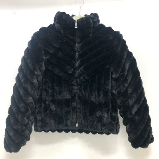 MONCLER Down jacket I20931A001505964D polyester black Down outer PEDRIX Girls Velvet Women 00 Used Authentic
