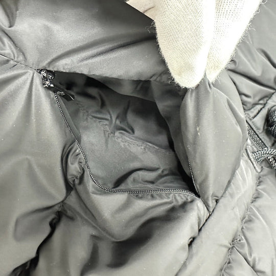 MONCLER Down jacket Nylon black AVOCETTE Women Zero Size Used Authentic