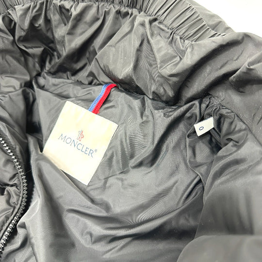 MONCLER Down jacket Nylon black AVOCETTE Women Zero Size Used Authentic