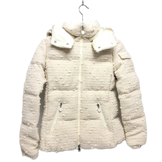 MONCLER Down jacket tweed white FOURMINES 00