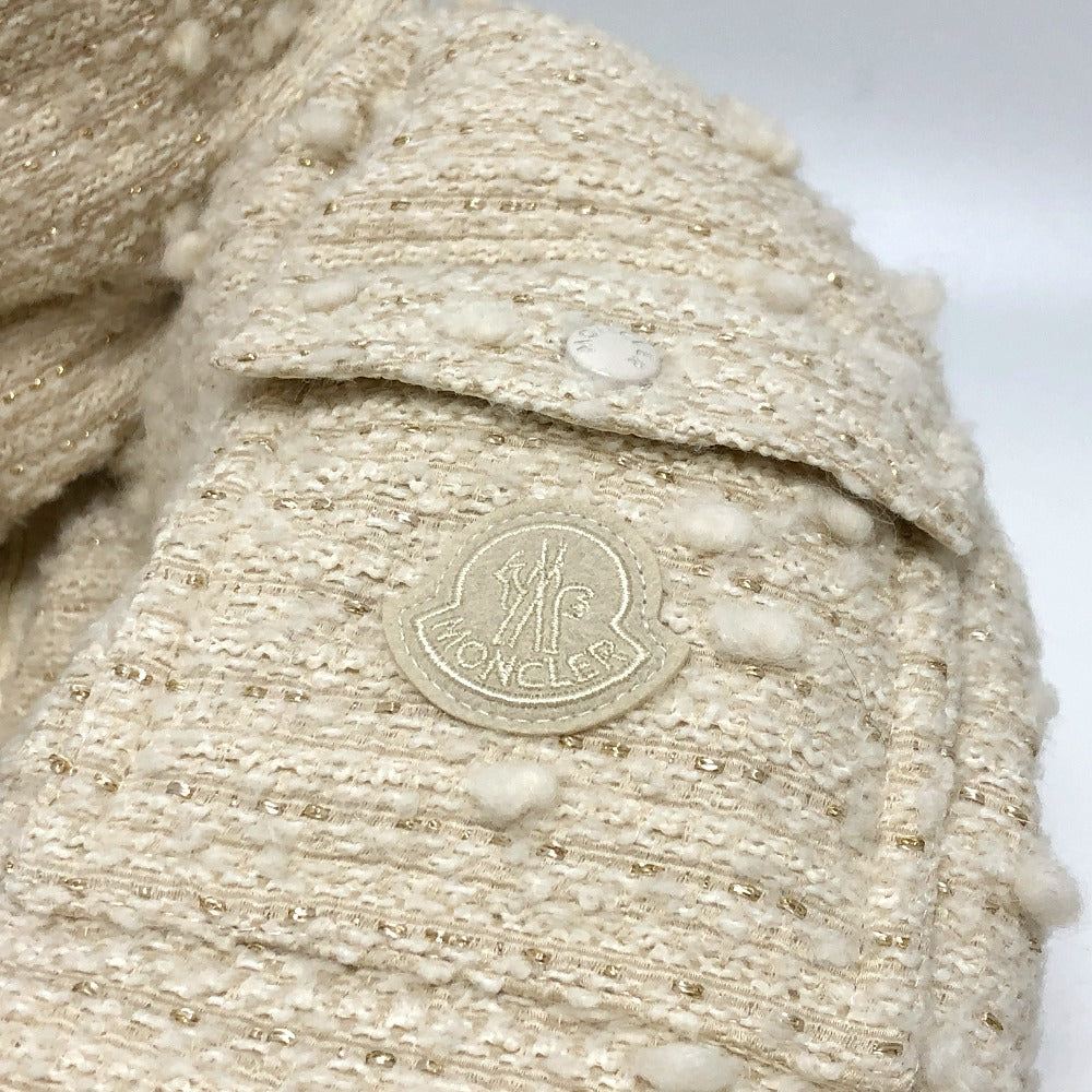 MONCLER Down jacket tweed white FOURMINES 00