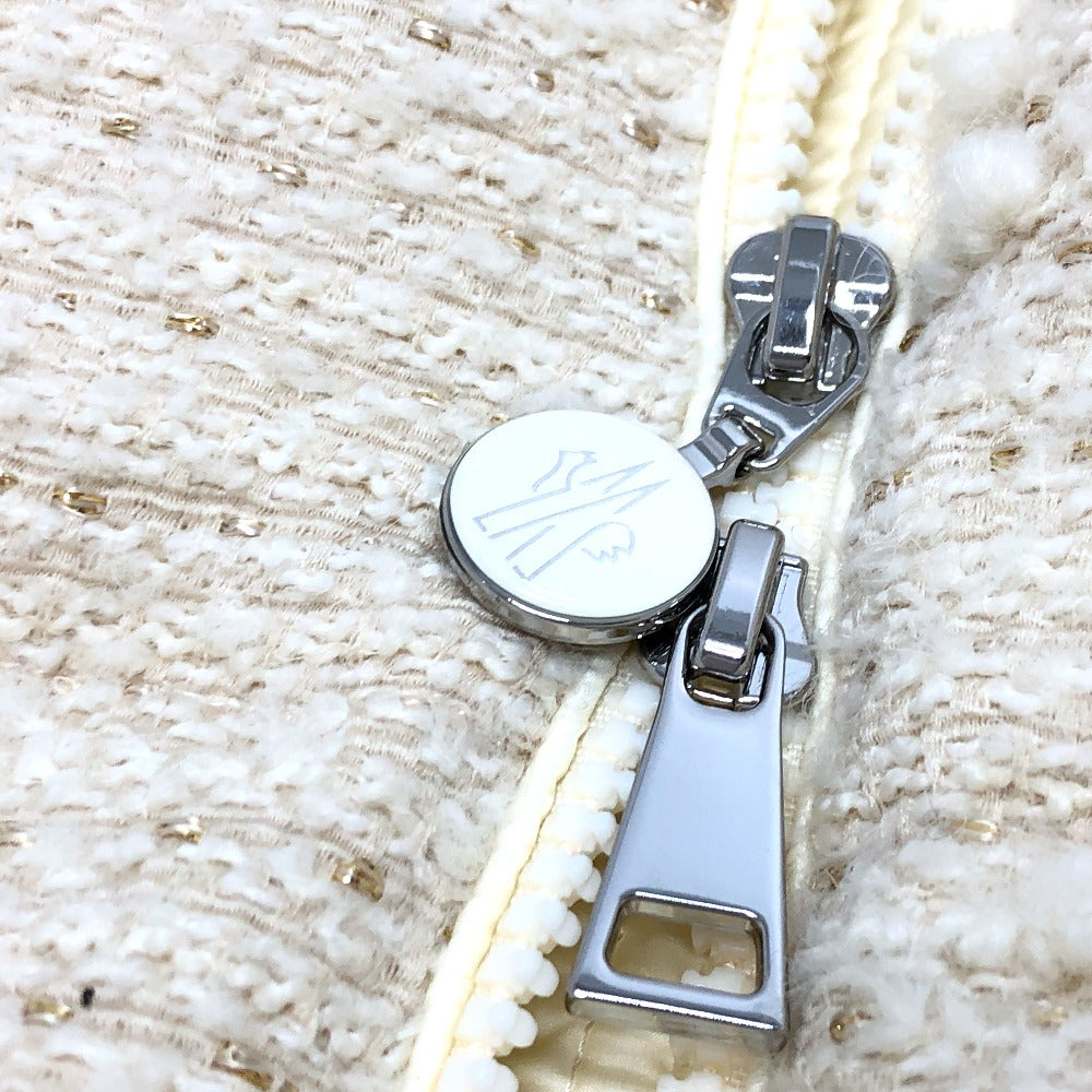 MONCLER Down jacket tweed white FOURMINES 00