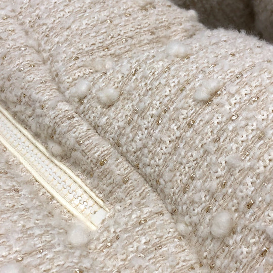 MONCLER Down jacket tweed white FOURMINES 00