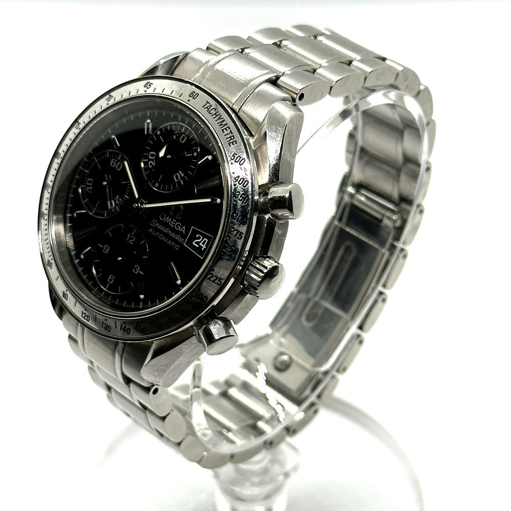 OMEGA Watches Mechanical Automatic 3513.5 Stainless Steel Silver Speedmaster black dial mens Used Authentic
