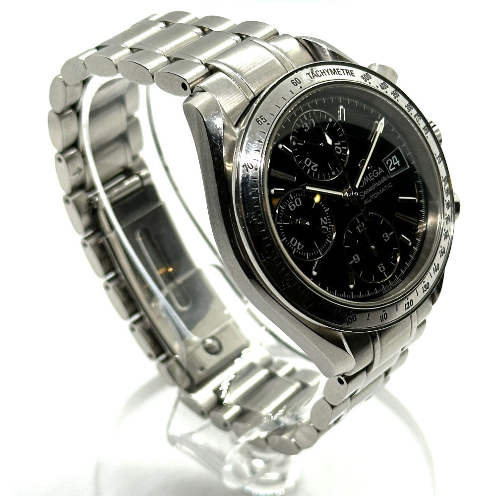 OMEGA Watches Mechanical Automatic 3513.5 Stainless Steel Silver Speedmaster black dial mens Used Authentic
