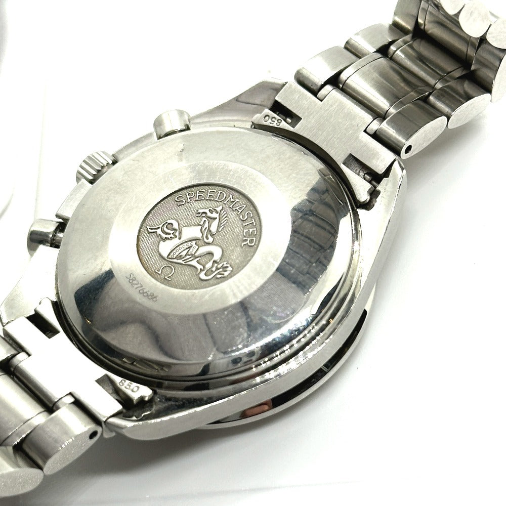 OMEGA Watches Mechanical Automatic 3513.5 Stainless Steel Silver Speedmaster black dial mens Used Authentic