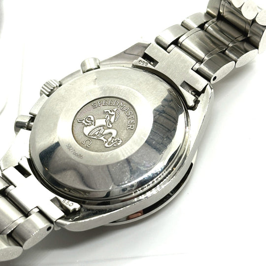 OMEGA Watches Mechanical Automatic 3513.5 Stainless Steel Silver Speedmaster black dial mens Used Authentic