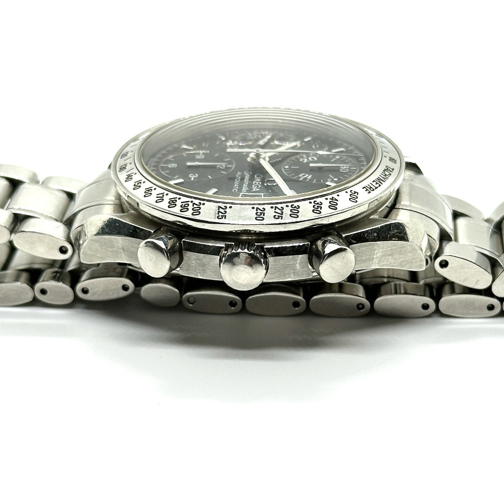 OMEGA Watches Mechanical Automatic 3513.5 Stainless Steel Silver Speedmaster black dial mens Used Authentic