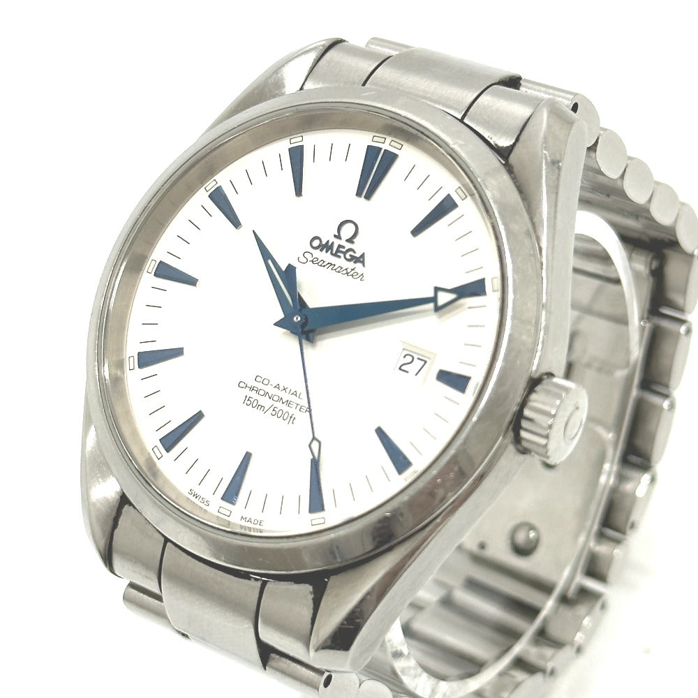 OMEGA Watches Mechanical Automatic 2502.33 Stainless Steel Silver Seamaster Aqua Terra Coaxial white dial