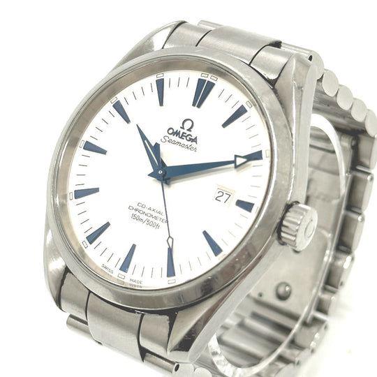 OMEGA Watches Mechanical Automatic 2502.33 Stainless Steel Silver Seamaster Aqua Terra Coaxial white dial