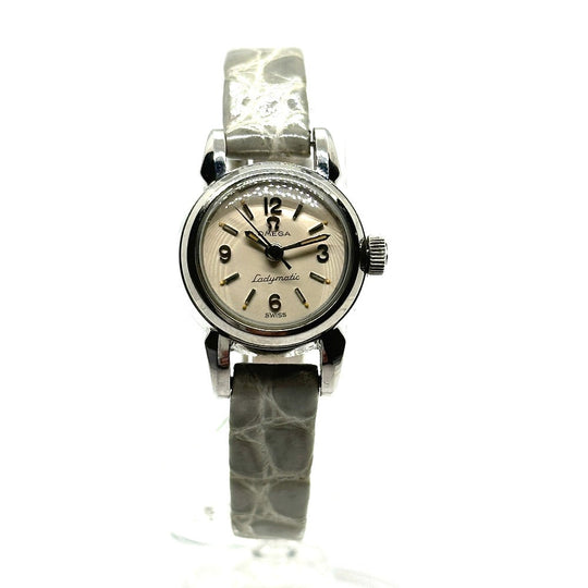 OMEGA Watches Mechanical Automatic Stainless Steel Silver antique Ladymatic Ivory dial
