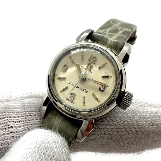 OMEGA Watches Mechanical Automatic Stainless Steel Silver antique Ladymatic Ivory dial