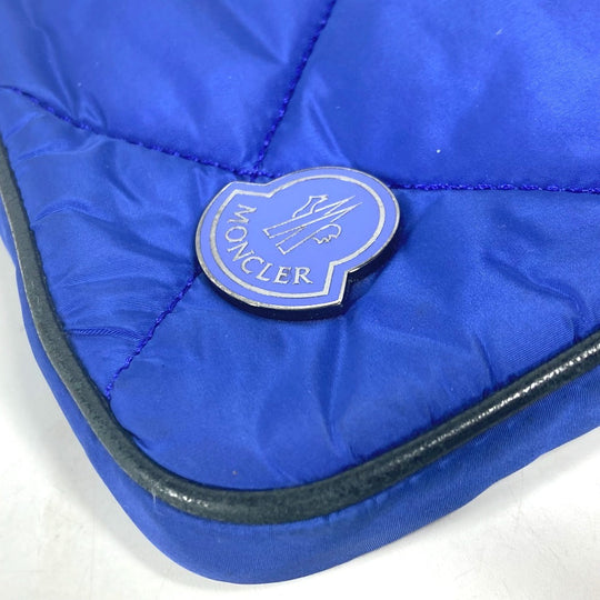 MONCLER Pouch Nylon blue logo tablet case unisex(Unisex) Used Authentic
