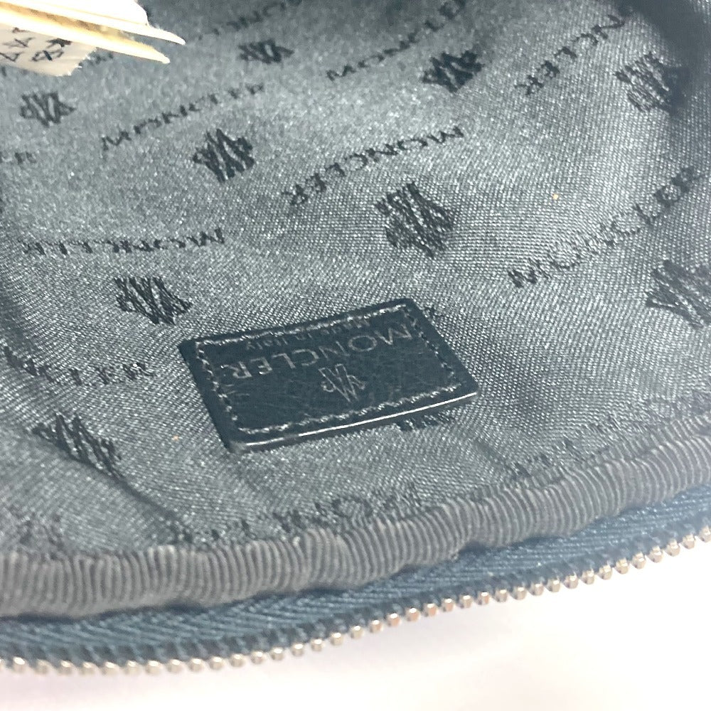 MONCLER Pouch Nylon blue logo tablet case unisex(Unisex) Used Authentic