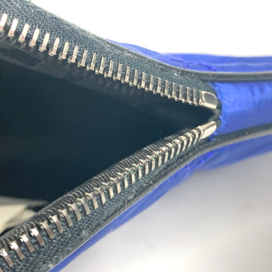 MONCLER Pouch Nylon blue logo tablet case unisex(Unisex) Used Authentic