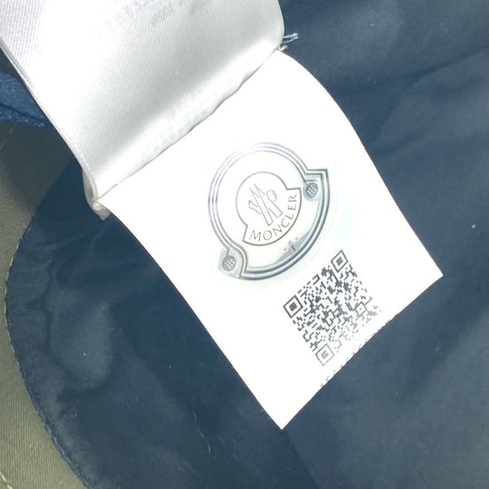 MONCLER hat G20913B00024 polyester khaki Hats, hats, bob hats Grenoble embroidery unisex(Unisex) Used Authentic