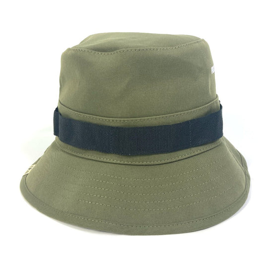 MONCLER hat G20913B00024 polyester khaki Hats, hats, bob hats Grenoble embroidery unisex(Unisex) Used Authentic