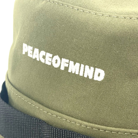 MONCLER hat G20913B00024 polyester khaki Hats, hats, bob hats Grenoble embroidery unisex(Unisex) Used Authentic