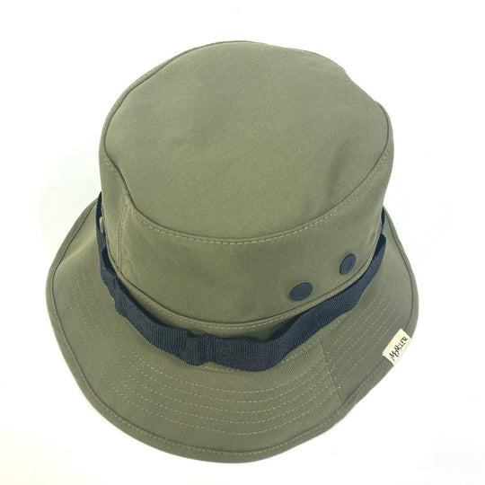 MONCLER hat G20913B00024 polyester khaki Hats, hats, bob hats Grenoble embroidery unisex(Unisex) Used Authentic