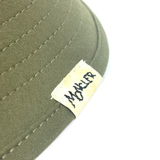 MONCLER hat G20913B00024 polyester khaki Hats, hats, bob hats Grenoble embroidery unisex(Unisex) Used Authentic