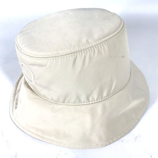 MONCLER hat polyester beige logo Women S Used Authentic