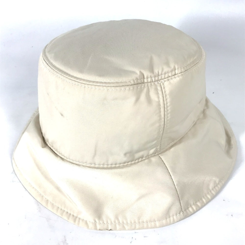 MONCLER hat polyester beige logo Women S Used Authentic