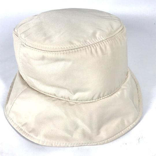 MONCLER hat polyester beige logo Women S Used Authentic