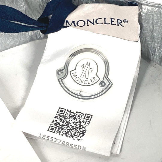 MONCLER Sun visor Nylon Silver logo unisex(Unisex) Used Authentic