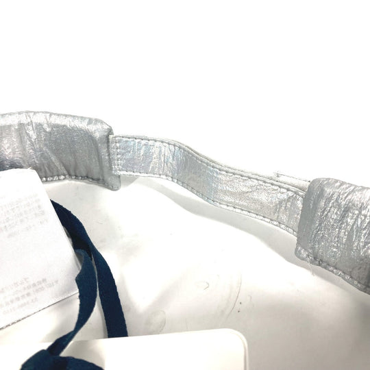 MONCLER Sun visor Nylon Silver logo unisex(Unisex) Used Authentic