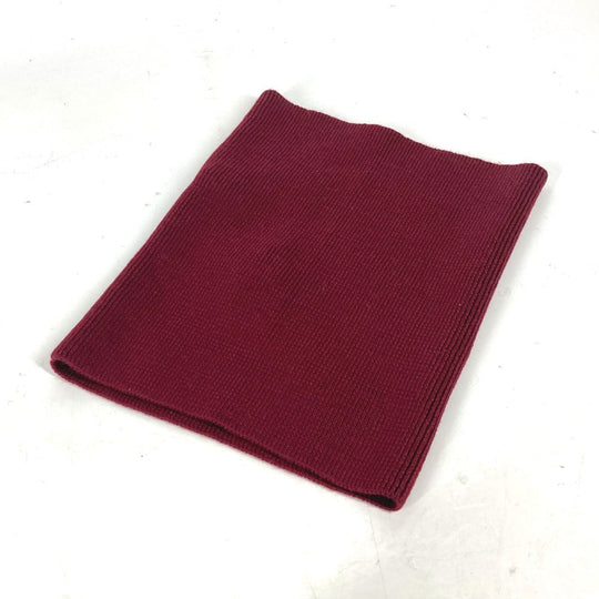 MONCLER Scarf wool wine-red Snood unisex(Unisex) Used Authentic
