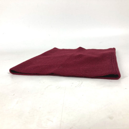 MONCLER Scarf wool wine-red Snood unisex(Unisex) Used Authentic