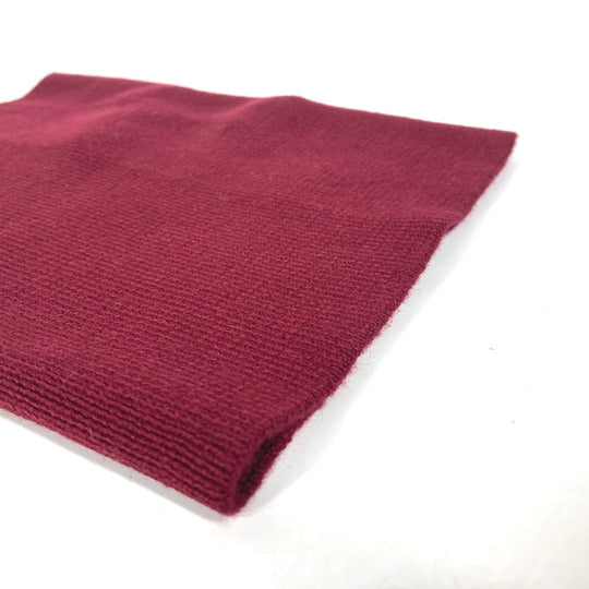 MONCLER Scarf wool wine-red Snood unisex(Unisex) Used Authentic