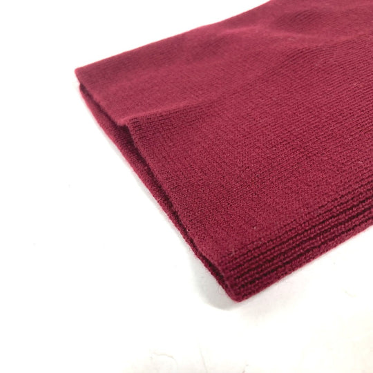 MONCLER Scarf wool wine-red Snood unisex(Unisex) Used Authentic