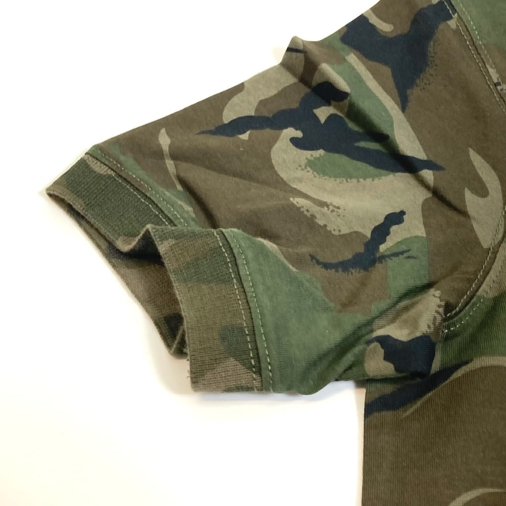 PANERAI Short sleeve T-shirt cotton green marina militare camouflage mens S Used Authentic