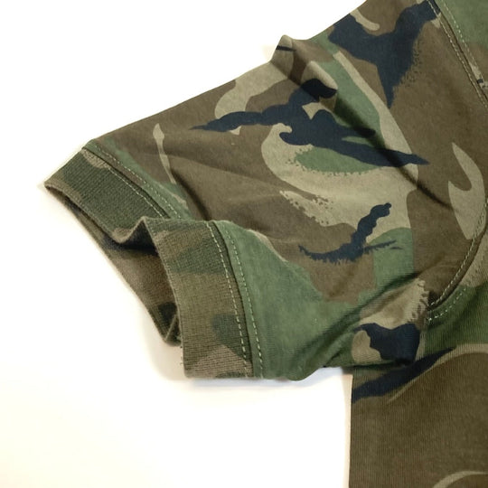 PANERAI Short sleeve T-shirt cotton green marina militare camouflage mens S Used Authentic