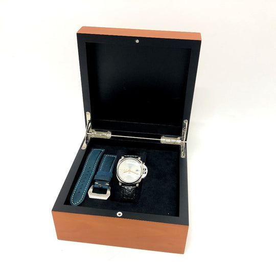 PANERAI Watches Mechanical Automatic PAM01250 Stainless Steel Silver Luminor Due black dial