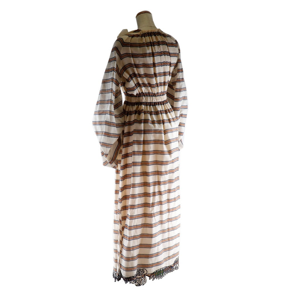 FENDI one piece FD9622 A38D Polyester, Polyurethane beige Cocktail dress Women 36 Used Authentic